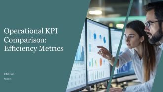 Operational KPI Comparison Efficiency Metrics PPT Graphics AT