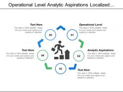 Operational level analytic aspirations localized analytics analytics impaired