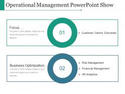 Operational management powerpoint show