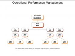Operational performance management ppt powerpoint presentation gallery slide download cpb