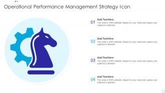 Operational Performance Management Strategy Icon