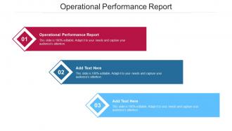 Operational Performance Report In Powerpoint And Google Slides Cpb
