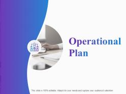 Operational plan ppt powerpoint presentation model portrait