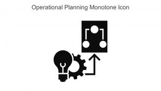 Operational Planning Monotone Icon In Powerpoint Pptx Png And Editable Eps Format