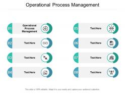 Operational process management ppt powerpoint presentation professional examples cpb
