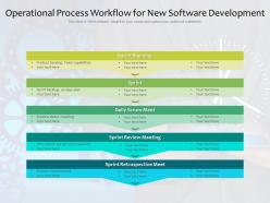 Operational process workflow for new software development