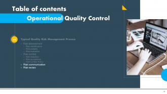 Operational Quality Control Powerpoint Presentation Slides Unique Idea
