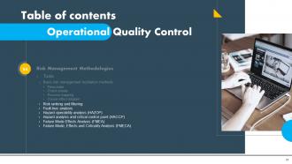 Operational Quality Control Powerpoint Presentation Slides Professional Idea