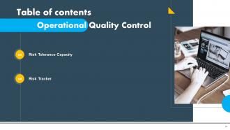 Operational Quality Control Powerpoint Presentation Slides Multipurpose Idea