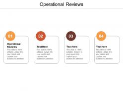 Operational reviews ppt powerpoint presentation pictures icon cpb