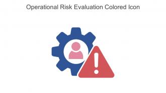 Operational Risk Evaluation Colored Icon In Powerpoint Pptx Png And Editable Eps Format