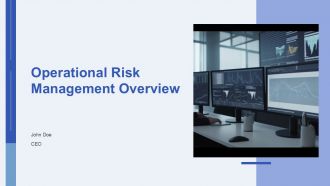 Operational Risk Management Overview PPT PowerPoint AT