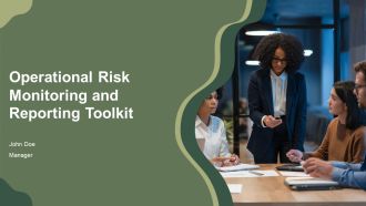 Operational Risk Monitoring And Reporting Toolkit PPT Slides AT