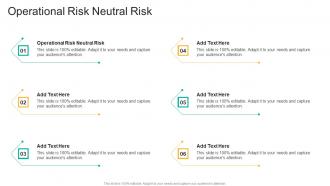 Operational Risk Neutral Risk In Powerpoint And Google Slides Cpb
