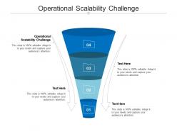 Operational scalability challenge ppt powerpoint presentation infographic template slideshow cpb