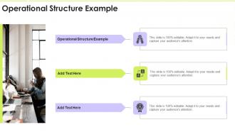 Operational Structure Example In Powerpoint And Google Slides Cpb