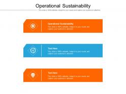 Operational sustainability ppt powerpoint presentation portfolio example file cpb