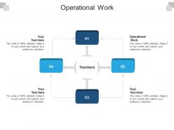 Operational work ppt powerpoint presentation pictures backgrounds cpb