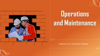 Operations And Maintenance Powerpoint Ppt Template Bundles