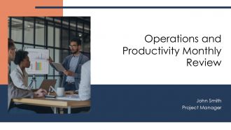Operations And Productivity Monthly Review PPT PowerPoint AT