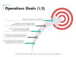 Operations goals ppt powerpoint presentation summary designs download