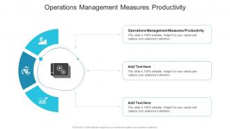 Operations Management Measures Productivity In Powerpoint And Google Slides Cpb