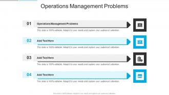 Operations Management Problems In Powerpoint And Google Slides Cpb