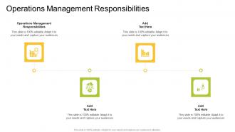 Operations Management Responsibilities In Powerpoint And Google Slides Cpb