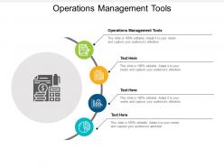 Operations management tools ppt powerpoint presentation infographic cpb