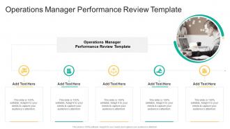 Operations Manager Performance Review Template In Powerpoint And Google Slides Cpb