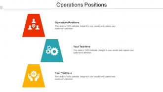 Operations Positions Ppt Powerpoint Presentation Visual Aids Slides Cpb
