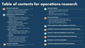 Operations Research Powerpoint Presentation Slides Informative Engaging