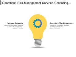 Operations risk management services consulting retailer category pricing strategy cpb