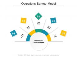 Operations service model ppt powerpoint presentation gallery slide download cpb