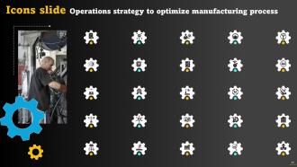 Operations Strategy To Optimize Manufacturing Process Powerpoint Presentation Slides Strategy CD Designed Idea