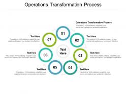 Operations transformation process ppt powerpoint presentation gallery deck