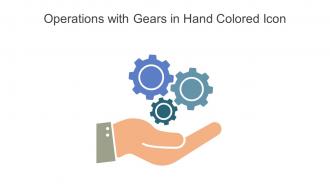 Operations With Gears In Hand Colored Icon In Powerpoint Pptx Png And Editable Eps Format