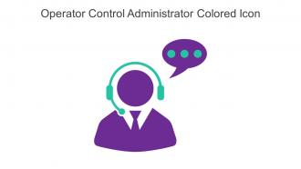 Operator Control Administrator Colored Icon In Powerpoint Pptx Png And Editable Eps Format