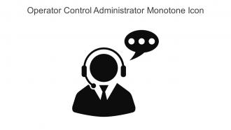 Operator Control Administrator Monotone Icon In Powerpoint Pptx Png And Editable Eps Format