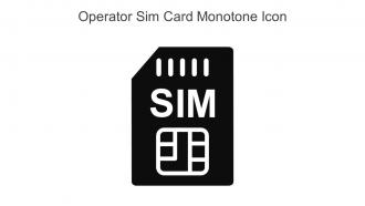 Operator Sim Card Monotone Icon In Powerpoint Pptx Png And Editable Eps Format