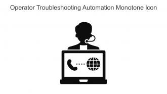 Operator Troubleshooting Automation Monotone Icon In Powerpoint Pptx Png And Editable Eps Format