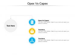 Opex vs capex ppt powerpoint presentation infographics introduction cpb