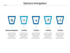 Opinions immigration ppt powerpoint presentation styles inspiration cpb