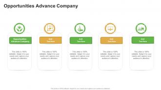 Opportunities Advance Company In Powerpoint And Google Slides Cpb