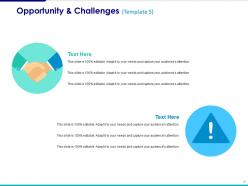 Opportunities And Challenges Powerpoint Presentation Slides