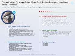 Opportunities to make safer more sustainable transit operations ppt powerpoint portfolio
