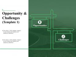 Opportunity and challenges powerpoint slide designs