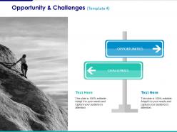 Opportunity and challenges ppt summary slide download