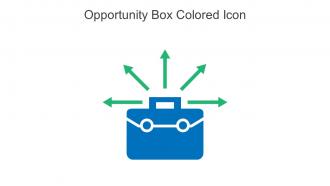 Opportunity Box Colored Icon In Powerpoint Pptx Png And Editable Eps Format
