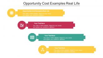 Opportunity Cost Examples Real Life Ppt Powerpoint Presentation File Professional Cpb